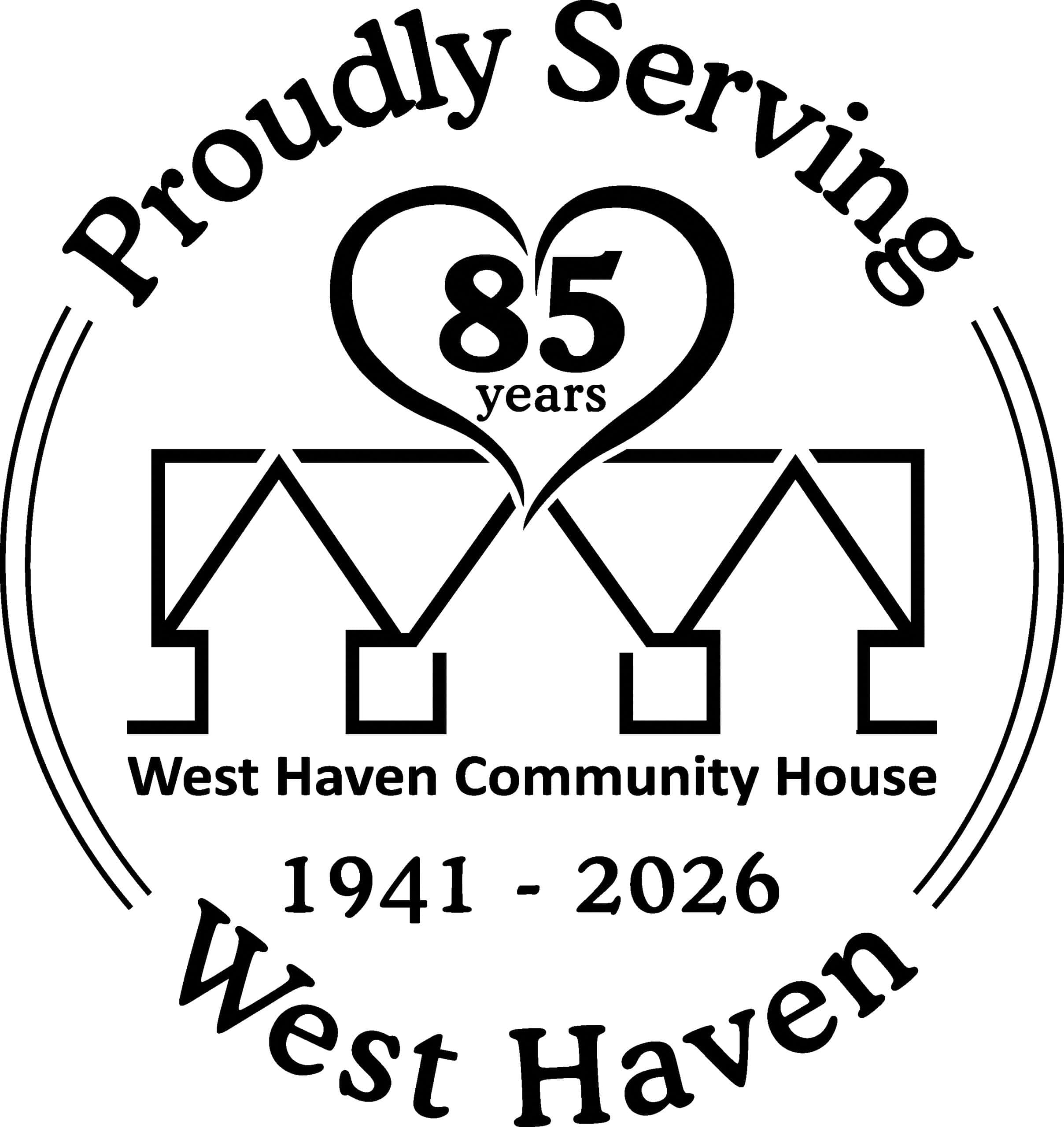 250418 – West Haven Community House – 85th anniv logo